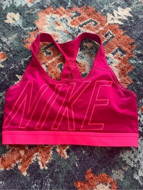Nike Hot Pink Racerback Sports Bra